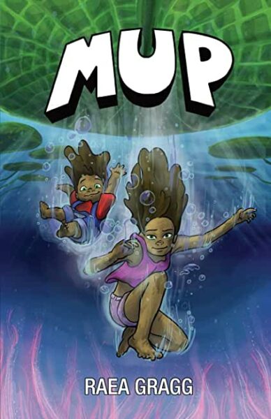 Mup by raea gragg featuring two green-eyed black girls underwater
