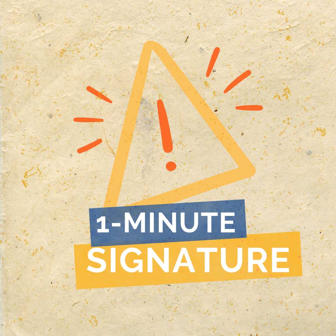 1-minute signature